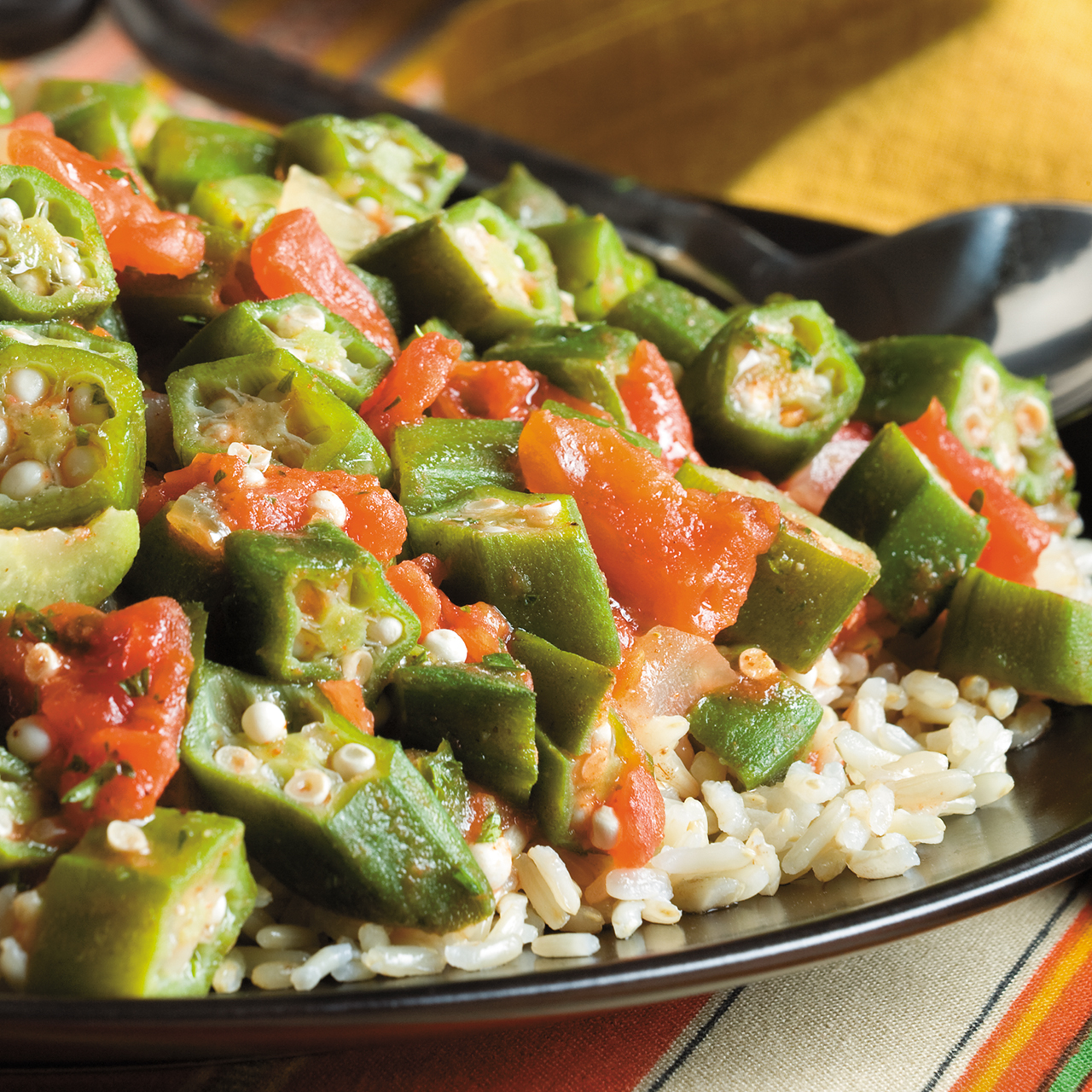 Sautéed Okra with Onions