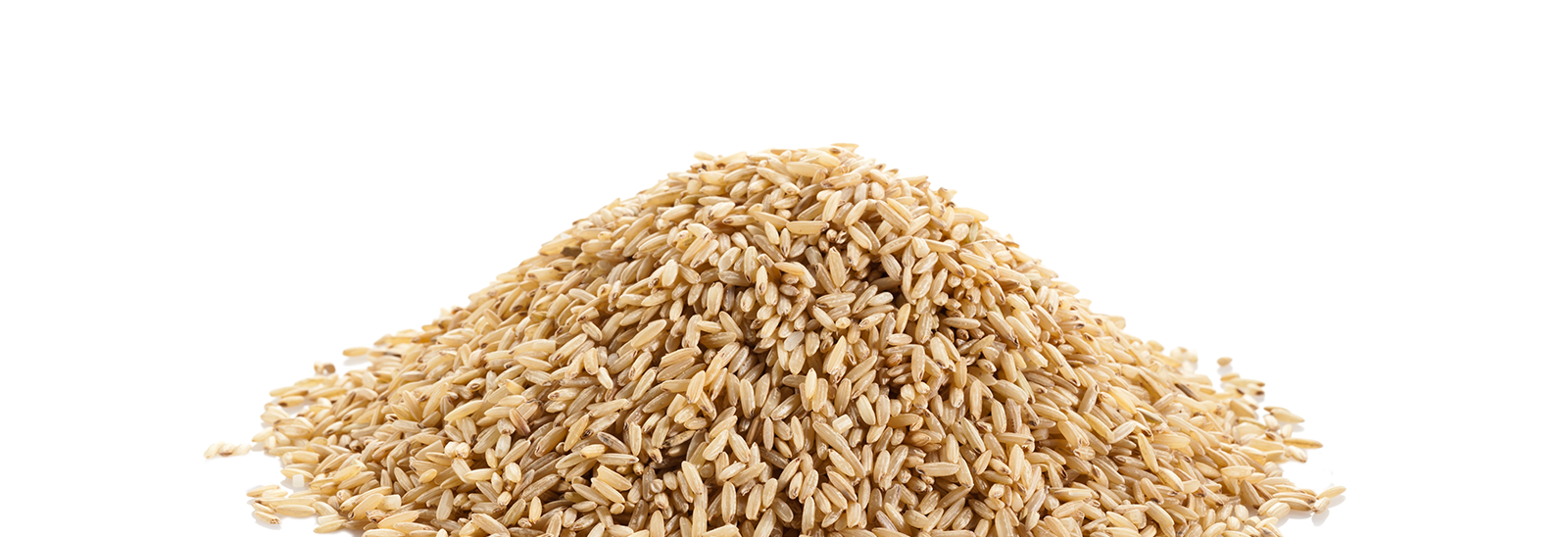 Un montón de arroz integral